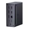 UGREEN 14-in-1 USB-C Dockinė stotis su dvigubu DisplayPort, HDMI, 100W PD, Gigabit Ethernet, SD/TF kortelių skaitytuvais ir 3,5 mm garso išvestimi