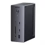 UGREEN 14-in-1 USB-C Dockinė stotis su dvigubu DisplayPort, HDMI, 100W PD, Gigabit Ethernet, SD/TF kortelių skaitytuvais ir 3,5 mm garso išvestimi