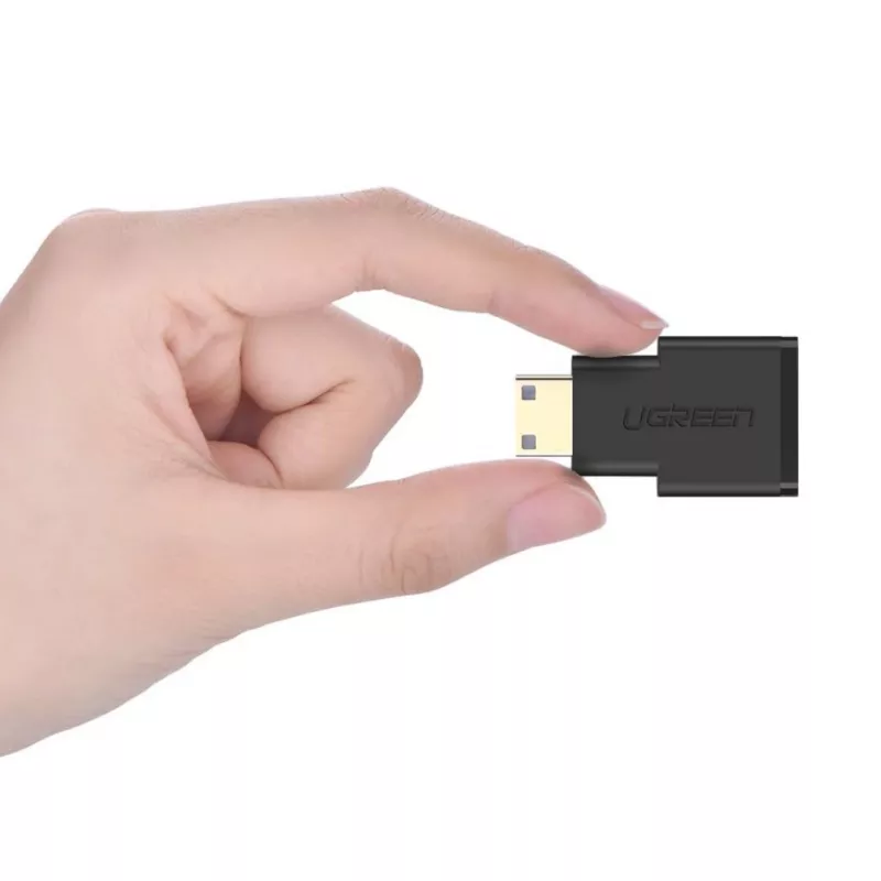UGREEN 20101-20101 Mini HDMI į HDMI adapteris - juodos spalvos