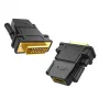 UGREEN 20124-20124 DVI (24+1) vyriškas į HDMI moterišką adapterį - juoda