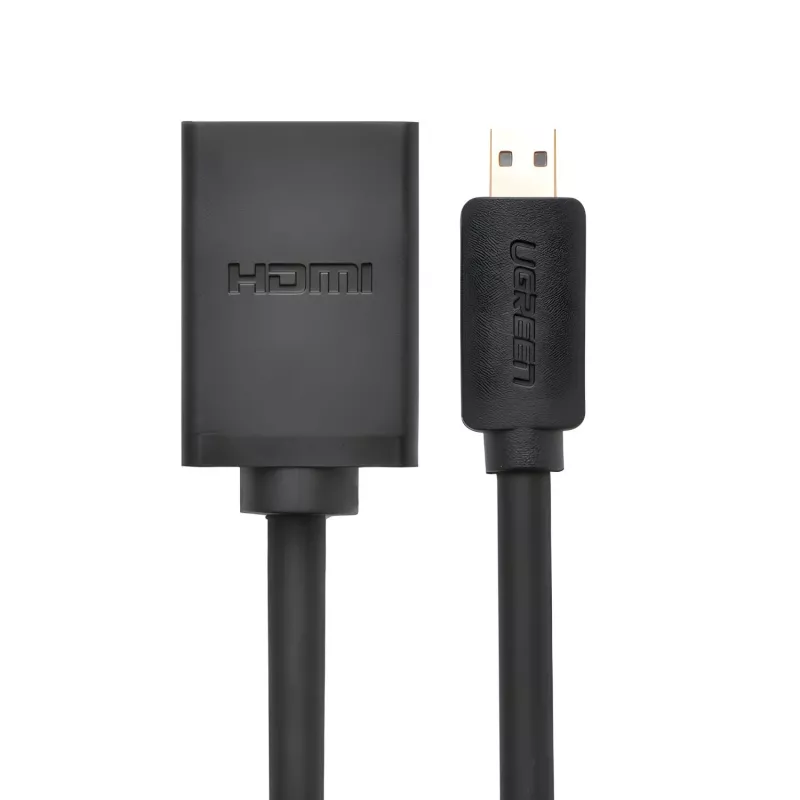 UGREEN 20134-20134 Micro HDMI vyriškas į HDMI moterišką adapteris - juoda