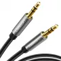 UGREEN 3,5 mm AUX kabelis 0,5 m, auksu padengtas stereo garso kabelis