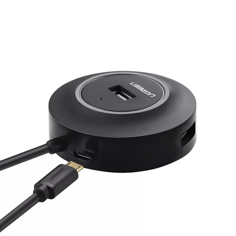UGREEN 4-in-1 USB 2.0 šakotuvas (20777) - juodas
