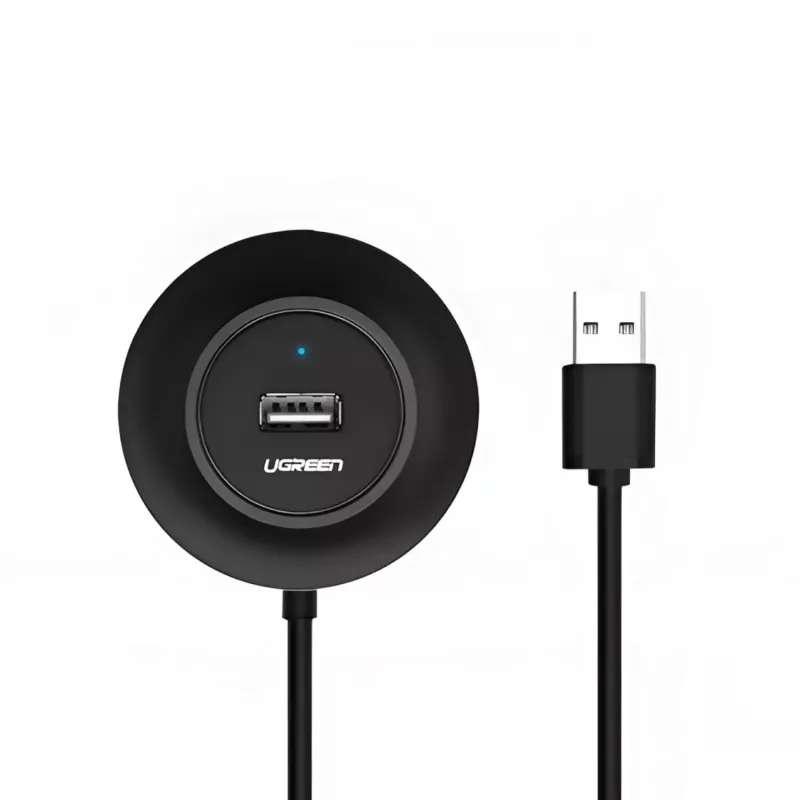 UGREEN 4-in-1 USB 2.0 šakotuvas (20777) - juodas