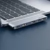 UGREEN 60559 USB-C dokavimo stotis 9-in-1 šakotuvas su 4K HDMI, 3x USB 3.0, Gigabit Ethernet, SD/MicroSD, 100W PD, sidabrinis