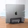 UGREEN Aliumininis vertikalus stovas MacBook nešiojamam kompiuteriui ir planšetei (20471 LP258) tamsiai pilkas