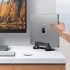 UGREEN Aliumininis vertikalus stovas MacBook nešiojamam kompiuteriui ir planšetei (20471 LP258) tamsiai pilkas