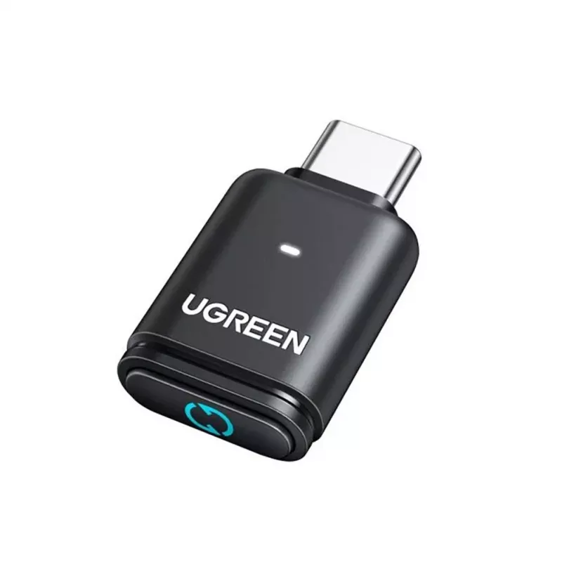 UGREEN BT501 USB-C Bluetooth 5.3 garso adapteris su aptX siųstuvu - juoda