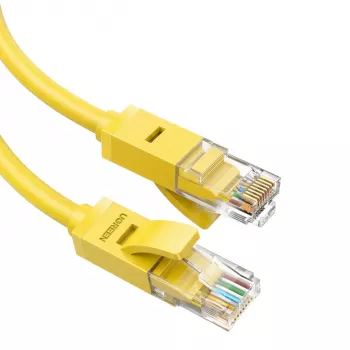 UGREEN Cat6 RJ45 Ethernet kabelis 2m geltonas - 1Gbps 250MHz UTP Patch kabelis