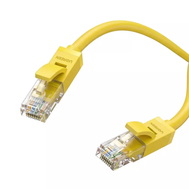 UGREEN Cat6 UTP Ethernet kabelis 1M – geltonas