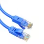 UGREEN Cat6 UTP plokščias Ethernet kabelis 1m mėlynas - 10Gbps 250MHz RJ45 tinklo jungiamasis laidas