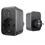UGREEN CD314 30W GaN įkroviklis su 2 USB-A, 1 USB-C ir 1 AC lizdu, EU kištukas, juodas