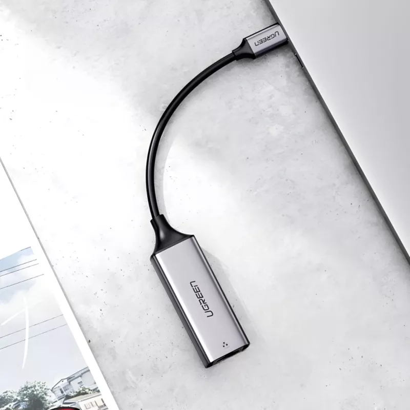 UGREEN CM199-50737 Type-C į Gigabit Ethernet adapteris - sidabrinis