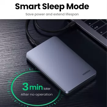 UGREEN CM300 2,5 colio USB Type-C kietojo disko korpusas - sidabrinis