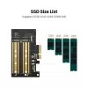 UGREEN CM302 M.2 NVMe į PCIe 3.0 x4 adapterio kortelė