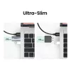UGREEN CM383-80864 USB-A į 3,5 mm garso lizdą išorinis garso adapteris - sidabrinis