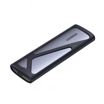 UGREEN CM400-90264 M.2 NVMe/SATA SSD korpusas 10Gbps USB-C 3.2 Gen 2 be įrankių, aliuminio, sidabrinis