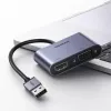 UGREEN CM449 USB-A į HDMI + VGA 1080P ekrano adapteris