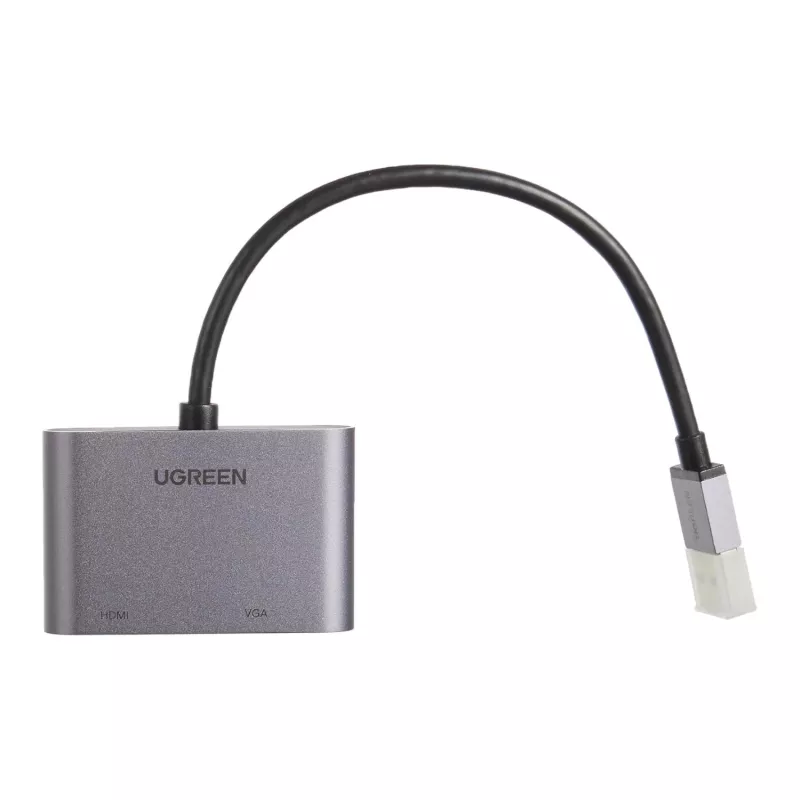 UGREEN CM449 USB-A į HDMI + VGA 1080P ekrano adapteris