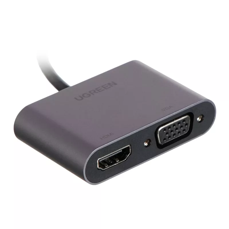 UGREEN CM449 USB-A į HDMI + VGA 1080P ekrano adapteris