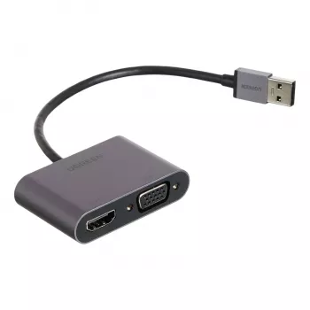 UGREEN CM449 USB-A į HDMI + VGA 1080P ekrano adapteris