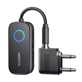 UGREEN CM672 Bluetooth 5.3 siųstuvas ir imtuvas su aptX HD, mažu vėlavimu, USB-C, 3,5 mm AUX
