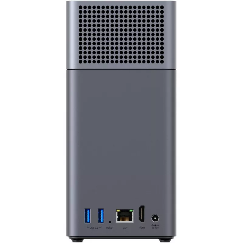 UGREEN DH2300 + 2x 6 TB Seagate IronWolf HDD rinkinys (juoda)