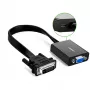 UGREEN DVI-D 24+1 į VGA aktyvus vaizdo adapteris (kištukas į lizdą) – juodos spalvos