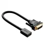 UGREEN DVI į HDMI laidas adapteris 15cm vyriškas į moterišką 1080p Full HD juodas