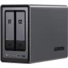 UGREEN DXP2800+ 2x Seagate IronWolf HDD rinkinys – 2 lizdų NAS su Intel Celeron N5105, 8 GB DDR4, 2x 2.5GbE, 2x 4 TB HDD