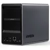 UGREEN DXP2800+ 2x Seagate IronWolf HDD rinkinys – 2 lizdų NAS su Intel Celeron N5105, 8 GB DDR4, 2x 2.5GbE, 2x 4 TB HDD