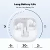 UGREEN EchoBuds Magic belaidžiai į ausis įdedami ausinukai su aktyviu triukšmo slopinimu, Bluetooth 5.2, IPX5 atsparumas vandeniui – balti