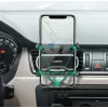 UGREEN Gravity automobilio telefono laikiklis prietaisų skydeliui ir priekiniam stiklui, universalus išmaniojo telefono laikiklis su stipriu siurbtuku, 360° sukimu, teleskopine rankena, vieno mygtuko atleidimu, juodos spalvos