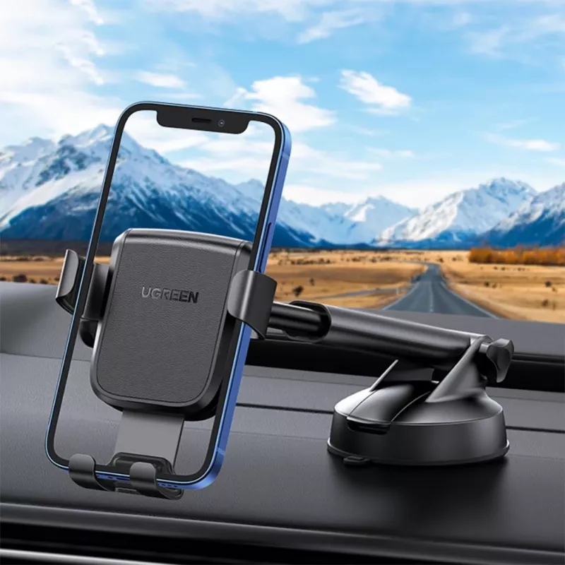 UGREEN Gravity Phone Holder for Dashboard Cockpit Black (LP200 60990B)
