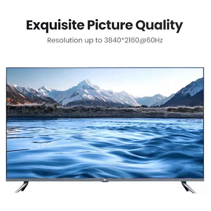 UGREEN HD101 HDMI 2.0 laidas 4K 60Hz 2m juodai-geltonas