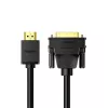 UGREEN HD106 HDMI į DVI laidas, 2 m, juodas, 1080p, auksu padengtas, trigubai ekranuotas