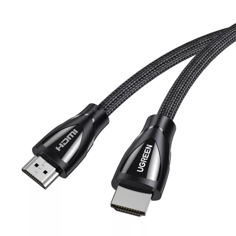 UGREEN HDMI 2.1 laidas, vyriškas į vyrišką, 5 m (8K@60Hz | 4K@120Hz) – juodas