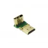 UGREEN HDMI kampinis adapteris 90 laipsnių žemyn 4K 60Hz HD112 juodas