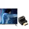 UGREEN HDMI kampinis adapteris 90 laipsnių žemyn 4K 60Hz HD112 juodas