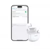 UGREEN HiTune P3 belaidės ausinės su hibridiniu ANC, 35dB triukšmo slopinimu, 4-mic ENC, 30H baterija, IPX5, Bluetooth 5.2, maža delsa, baltos spalvos
