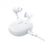 UGREEN HiTune P3 belaidės ausinės su hibridiniu ANC, 35dB triukšmo slopinimu, 4-mic ENC, 30H baterija, IPX5, Bluetooth 5.2, maža delsa, baltos spalvos