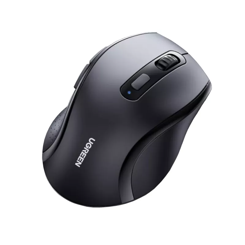UGREEN M511 ergonomiška 2,4 GHz belaidė pelė - juoda