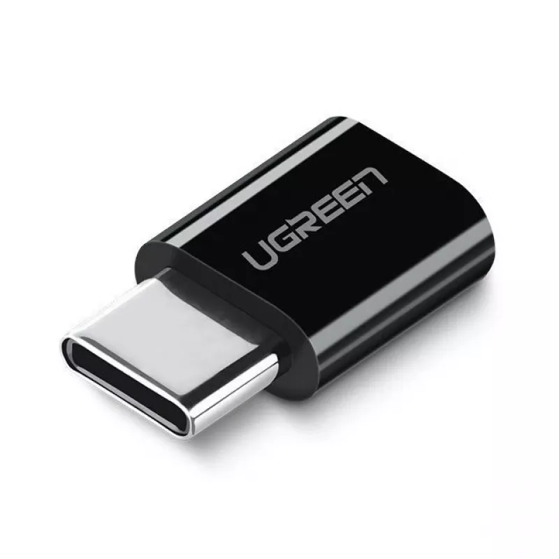 UGREEN Micro USB į USB-C adapteris juodas (30391)