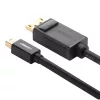 UGREEN Mini DisplayPort į DisplayPort laidas 1,5 m juodas