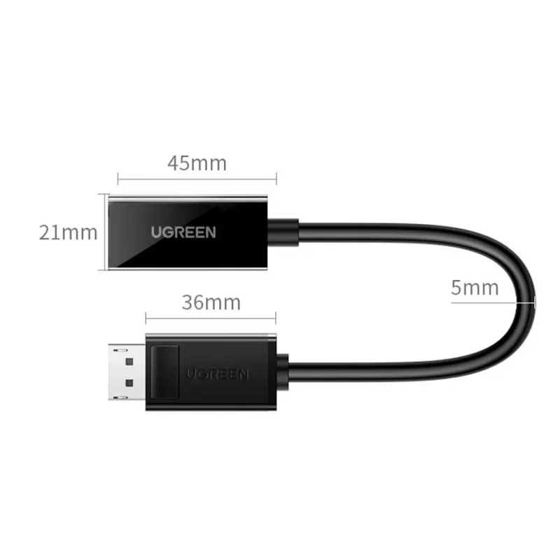 UGREEN MM137 DisplayPort į HDMI adapteris 4K/1080p juodas