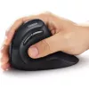 UGREEN Multi-Mode vertikali pelė Bluetooth ir 2.4G belaidė – juoda