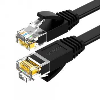 UGREEN NW102 Cat.6 UTP Ethernet pataisos kabelis RJ45 - 10m juodas