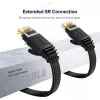UGREEN NW102 Cat6 U/UTP plokščias Ethernet kabelis 5m - juoda