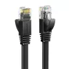 UGREEN NW102 Cat6 U/UTP plokščias Ethernet kabelis 5m - juoda