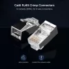 UGREEN NW111 RJ45 Cat6 Ethernet tinklo galvutė, 100 vnt. - sidabrinė/permatoma
